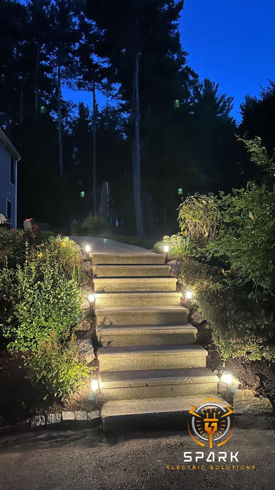 Landscape lighting project 5